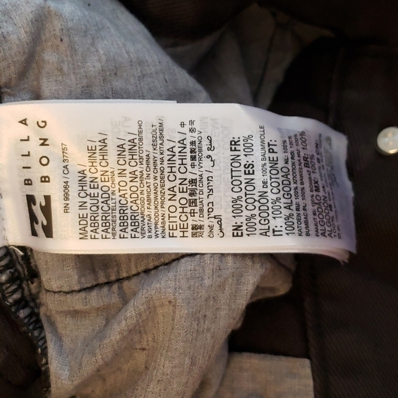 Billabong Cruisin Along Denim Shorts in Black Size 31 - Picture 10 of 11